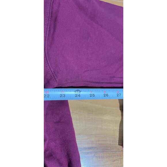 VT Virginia Tech Hokies Embroidered Maroon XL Hoodie Sweatshirt Front Pocket - Picture 11 of 11